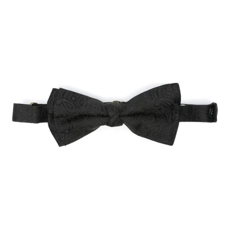 ETRO Paisley-print Silk-blend Bow Tie-1