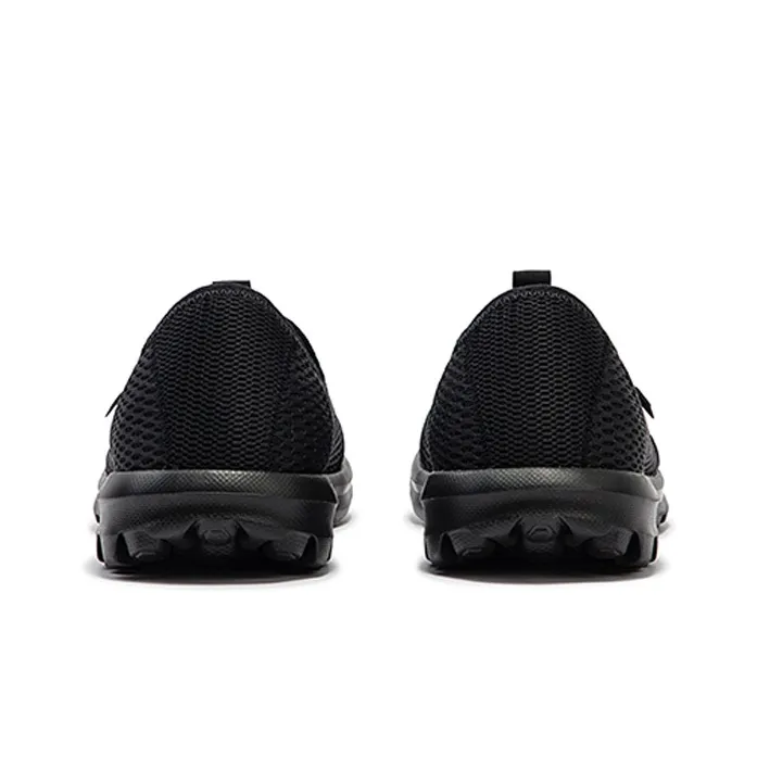 361° Slip Resistant And Breathable Low Top Running Shoes Women's Obsidian Black-3