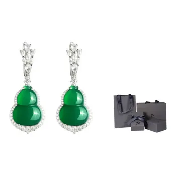 7℃ Jade Earrings Women's