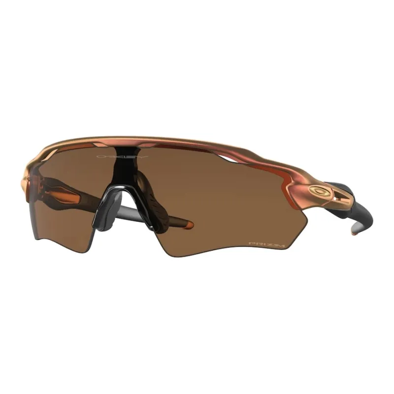 Oakley TR/Memory Plastic Irregular Shape Sunglasses Unisex Brown-0