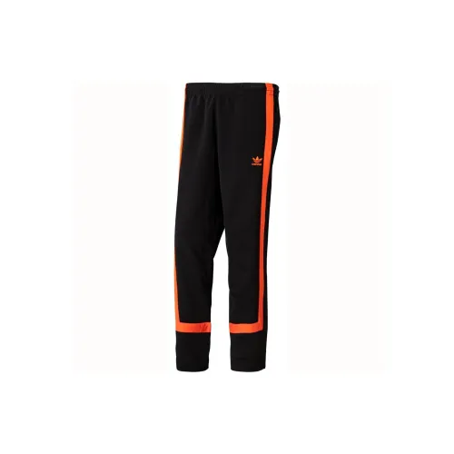 Adidas Originals Knitted Sweatpants Men Black/Orange