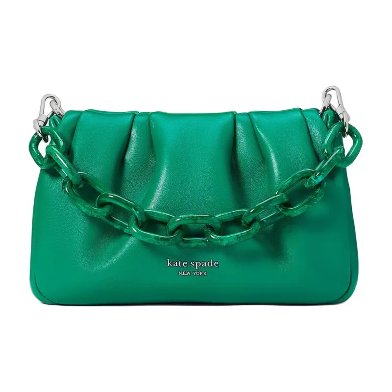 Kate Spade Nappa Sheepskin Handbag Shoulder Bag Crossbody Bag Women's Green-0