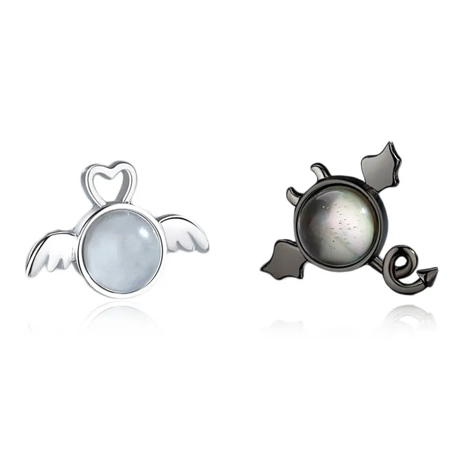 RINGLOVE 925 Sterling Silver Stud Earrings Women's-0