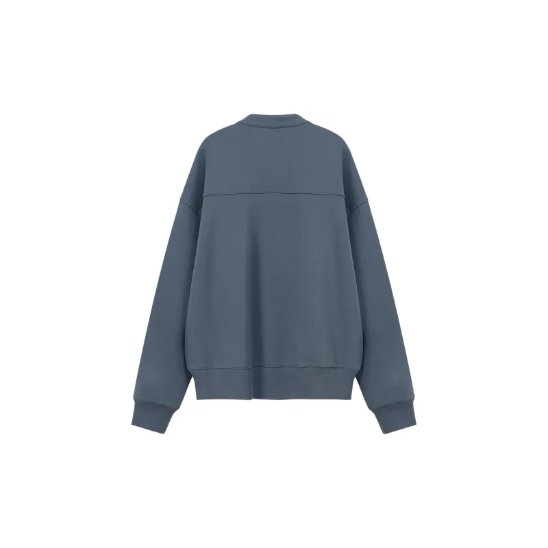 NO ONE ELSE Cropped Coats Unisex Gray Blue-1