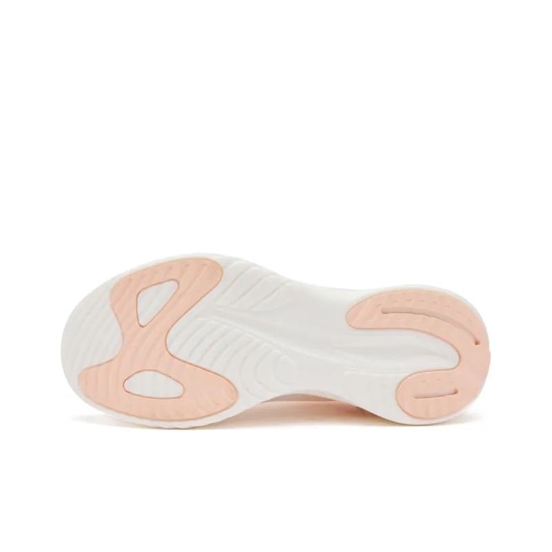 QIAODAN Light Speed 4.0PLUS Running Shoes Women's Low Top Jordan White Enamel Pink-4