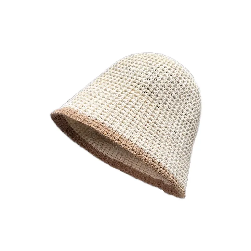 EEEENO Paper Reed Bucket Hats Unisex-1