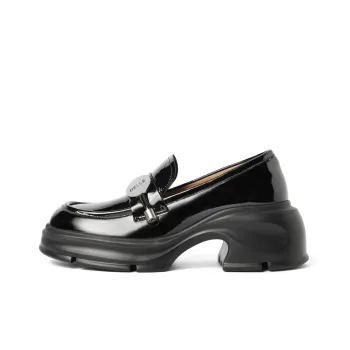 BELLE Loafers 6CM Women's Ecru, Black