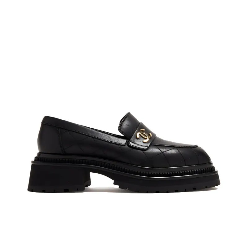 CHANEL Loafers Women's Black-1