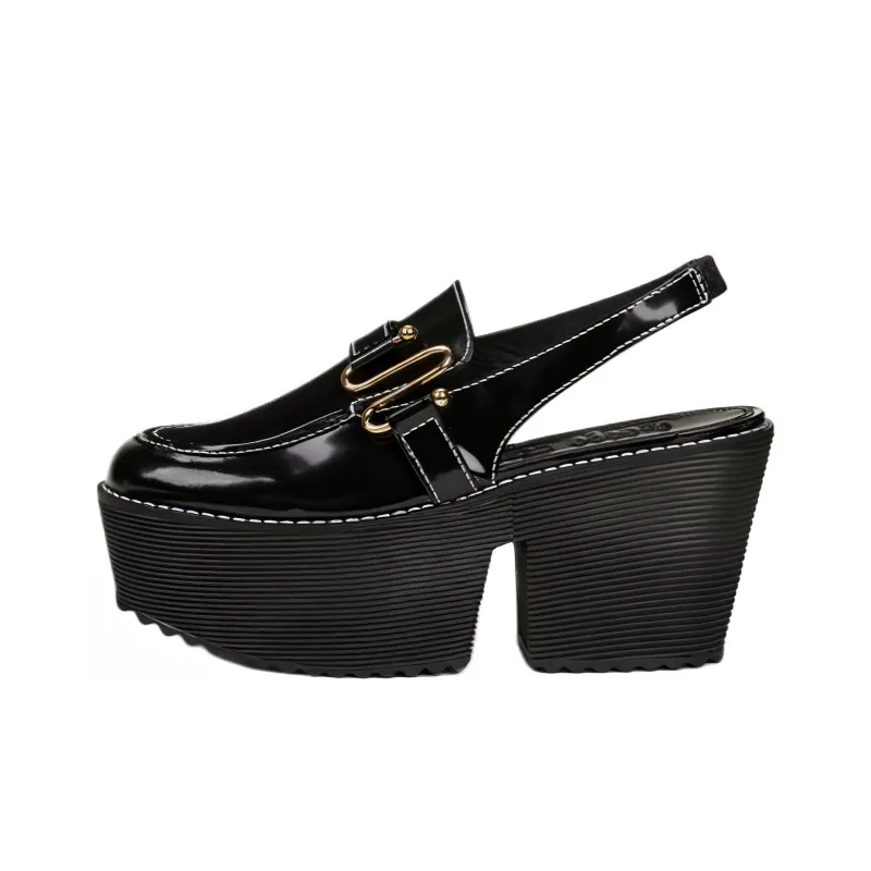 CULT GAIA Yessie Casual Single Shoes 7.5cm Women's Black-0