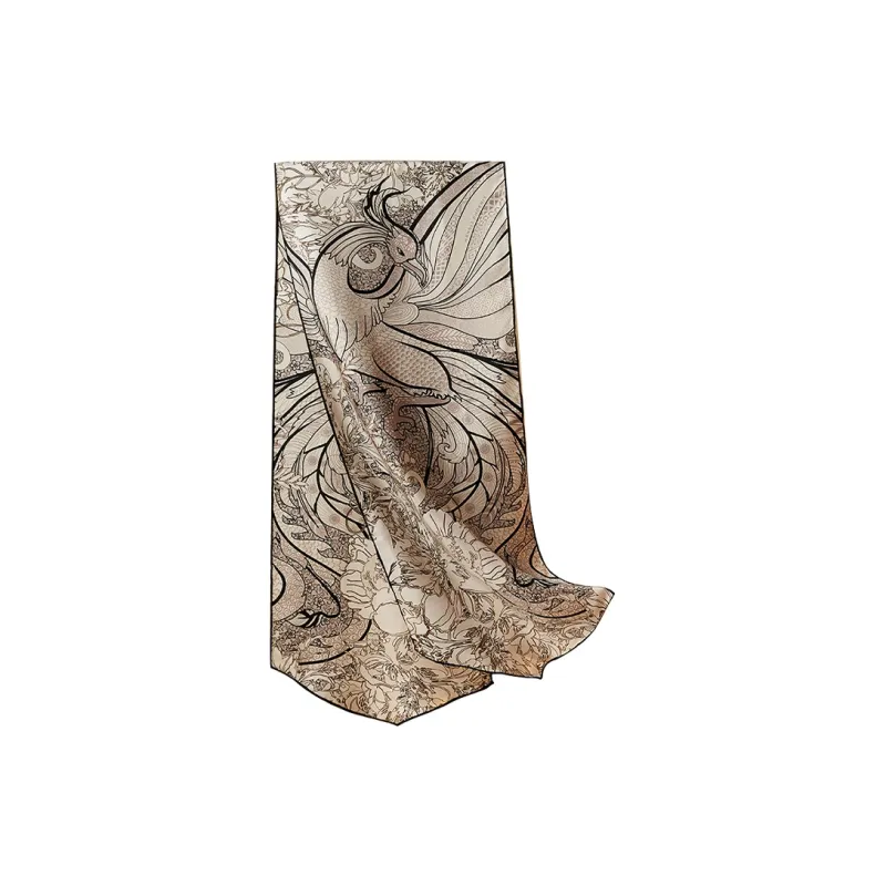 WENSLI Silk Scarves Women's-0