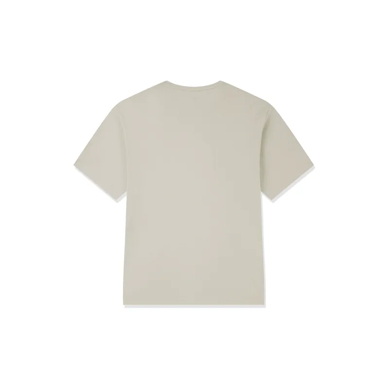 QIAODAN Short Sleeved T Shirts Unisex Mist Green-1