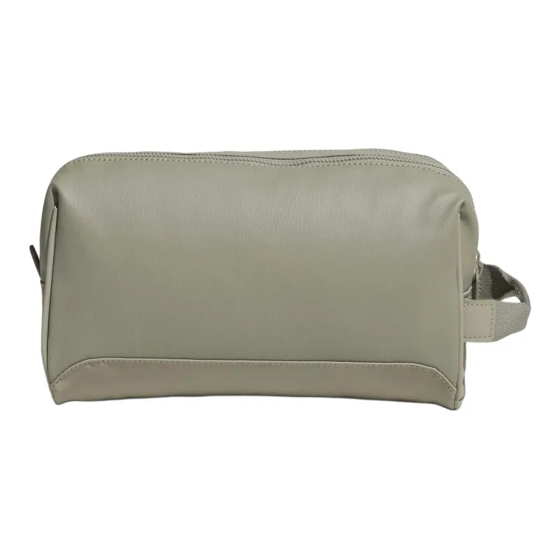 Adidas PU Artificial Leather Bonded Storage Bag Mini Men's Silver Pebble Color-2