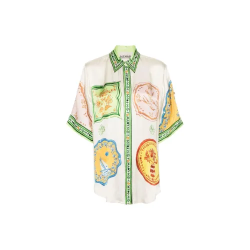 ALEMAIS Porcelain Silk Shirt