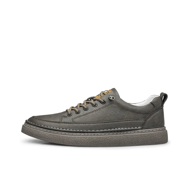 The Bull's House Anti-Slip Wear-Resistant Low-Top Skateboard Shoes Unisex-10