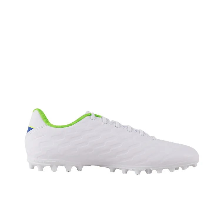 LiNing MG Rubber Short Studs Cushioning, Slip Resistant, And Abrasion Resistant Soccer Shoes Men's White-1