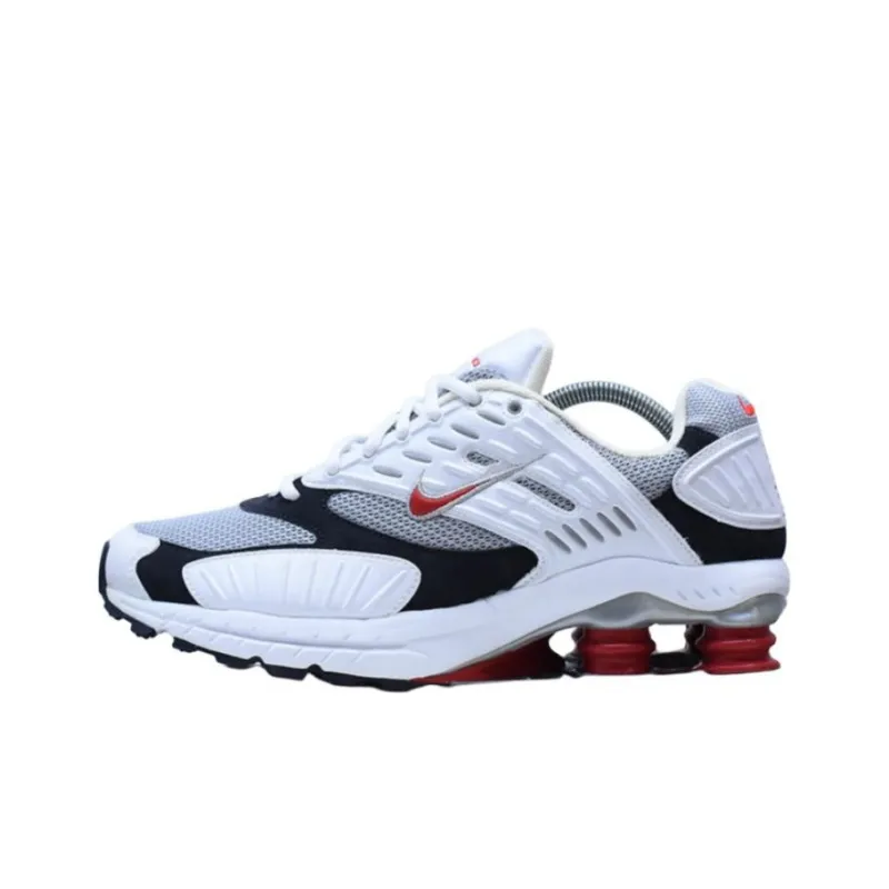 Nike Shox Fsm Metallic Silver Varsity Red-0