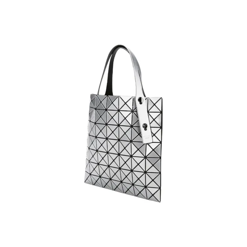 ISSEY MIYAKE Polyester Tote Bag, Shopping Bag, Handbag Women's Silver-1