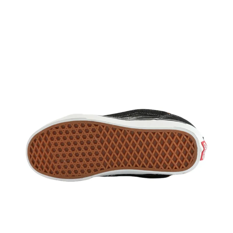 Vans Knu Skool Anti Slip Wear Resistant Low Top Skateboard Shoes Unisex Black-4
