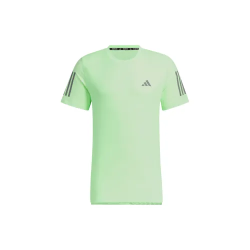 Adidas T-Shirts Men Light Green