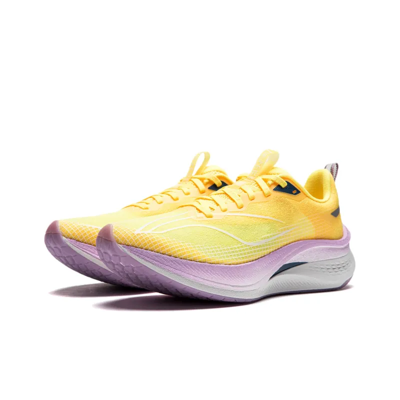 LiNing Red Hare 7 Pro 䨻 Supportive And Elastic Low-Top Running Shoes Women's Neon Yellow Canary-2