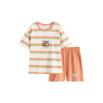 FENTENG Pajama Set Women's Orange