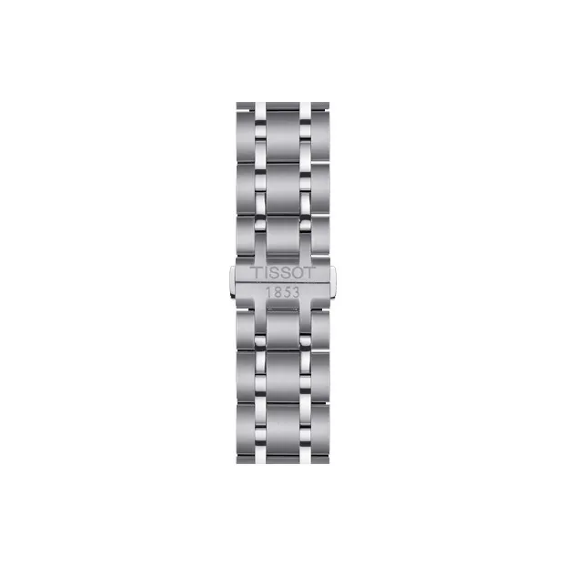 TISSOT Kutu Collection Mechanical Movement Men's Watch 43mm Black Dial Stainless Steel Watch Case Steel Strap-4