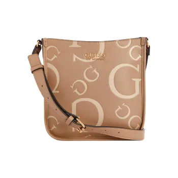 GUESS Artificial Leather Shoulder Bag, Crossbody Bag Women's Taupe