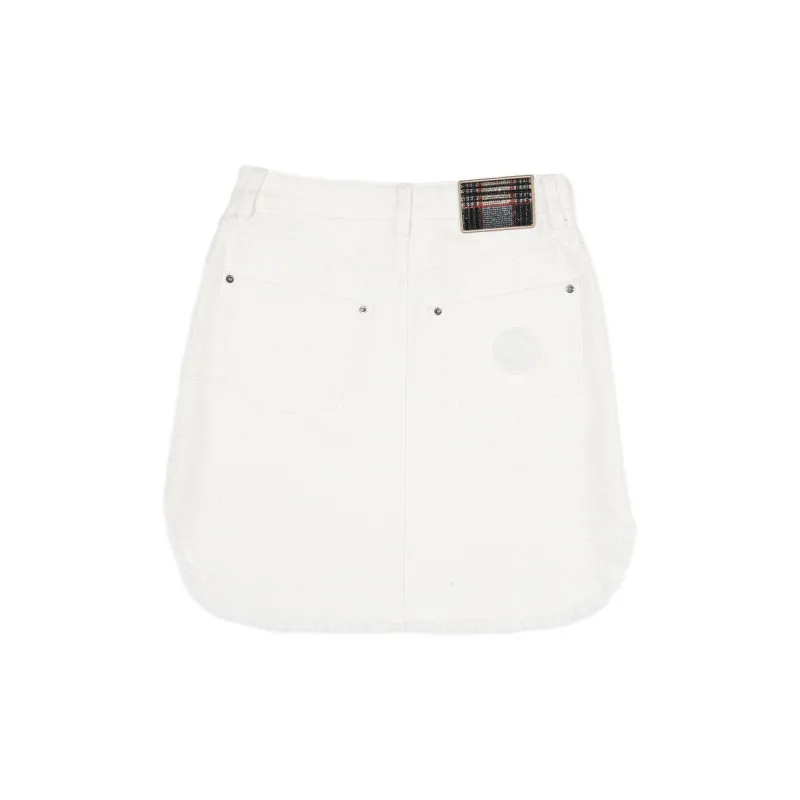 TCH Casual Short Skirts Women's White-1
