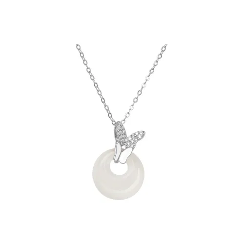 Liuzhen Hall Chalcedony Jade Necklaces Women's