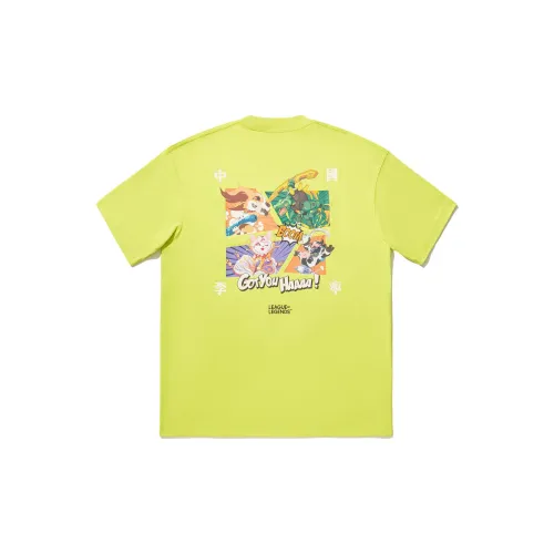 Lol X LiNing T-Shirts Unisex Soda Green