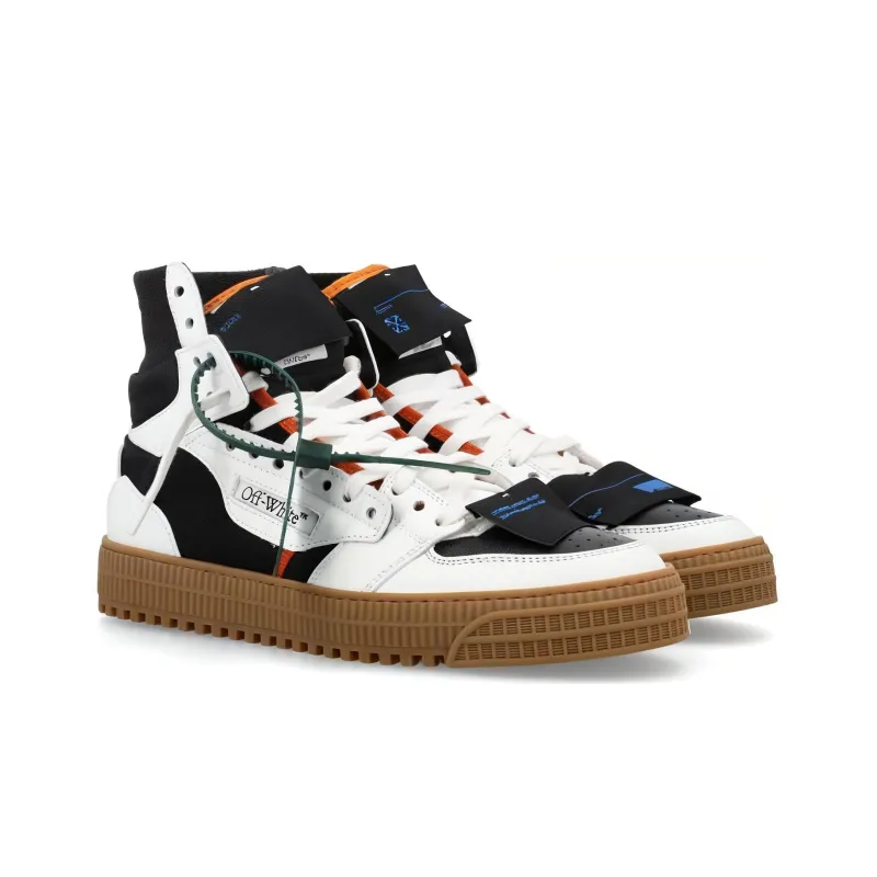 OFF WHITE 3.0 Off Court Calf Leather Black White Gum-2