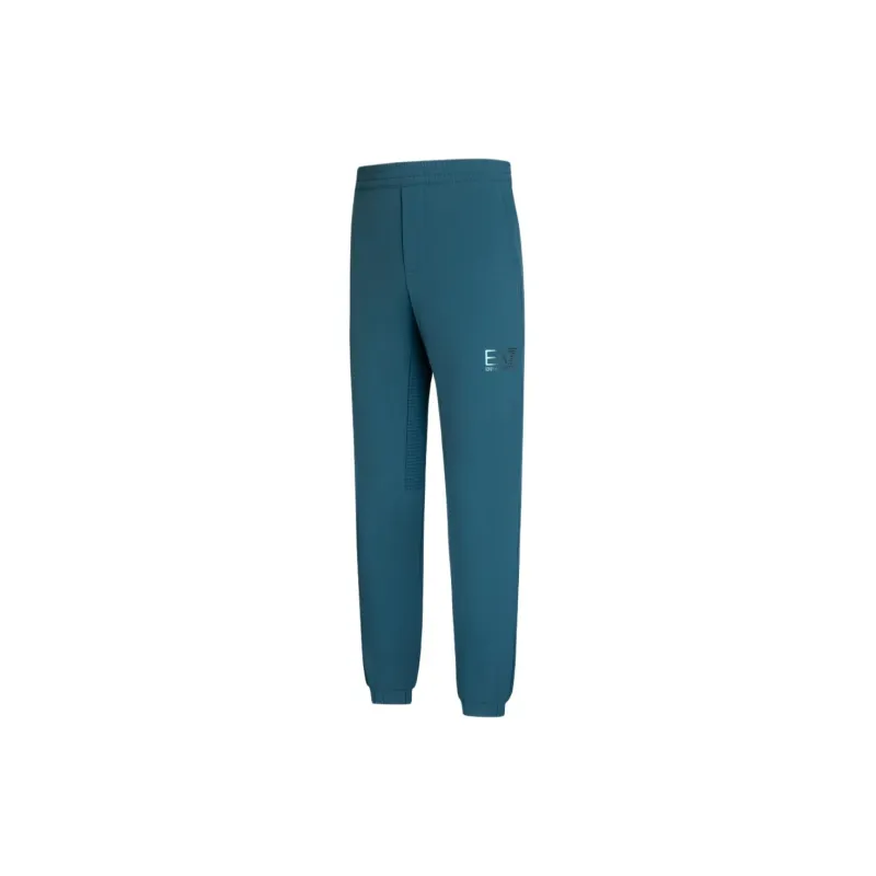 EMPORIO ARMANI EA7 SS24 Casual Pants Men's Lake Blue-2