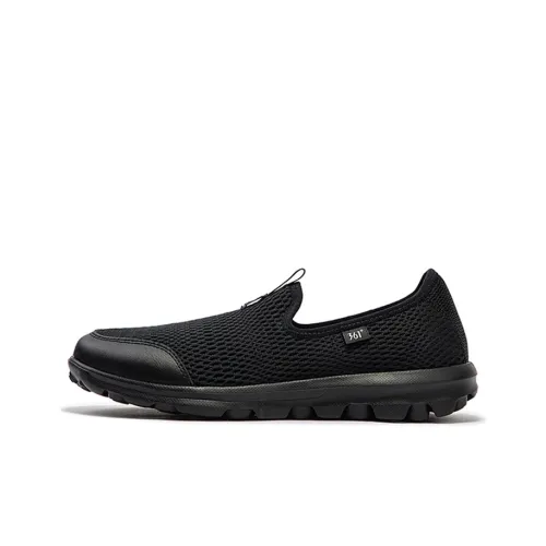 361° One-foot Push Series Running Shoes Women's Low-Top Obsidian Black