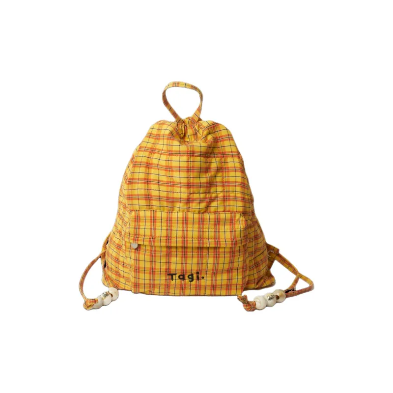 Tagi. Polyester Backpack Large Size Unisex Citrus Cookie-1