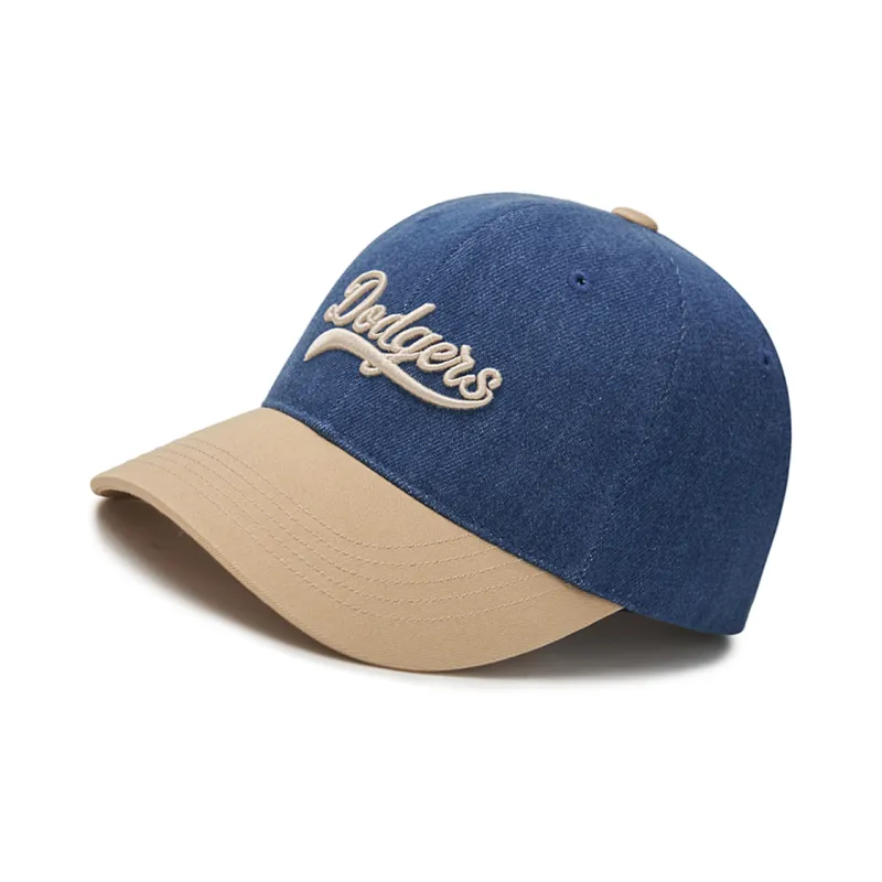 MLB Cotton Baseball Caps Unisex Light Blue/Indigo-1