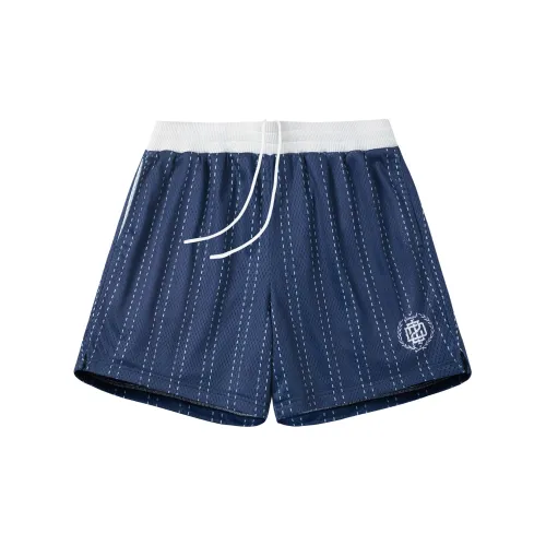 ZONEiD Casual Shorts Men Navy Blue