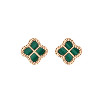 LUKFOOK JEWELLERY Malachite Stud Earrings Women's