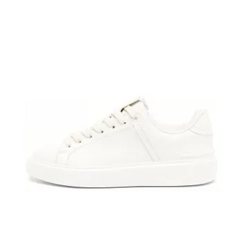 BALMAIN B Court Low Top Skateboard Shoes Women's White
