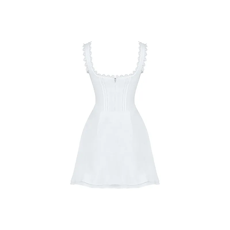HOUSE OF CB TILLY Slip Dresses Women's WHITE/White-4