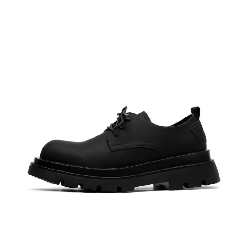 Chi Wolf Derby Shoes Casual Shoes Men's Black-6