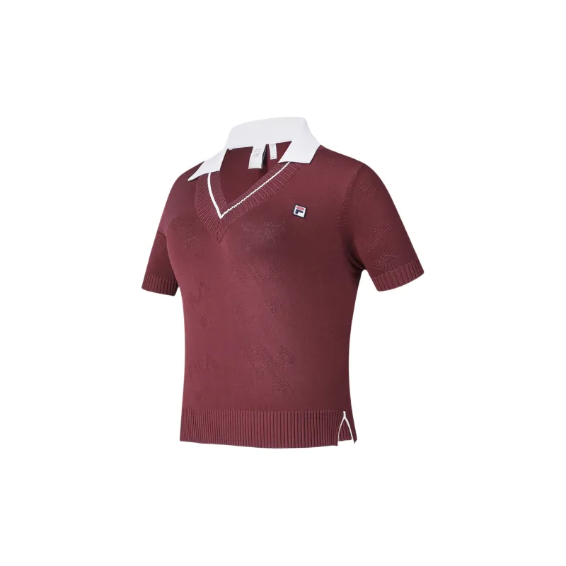 FILA Knitwear Women's Wine Red-1