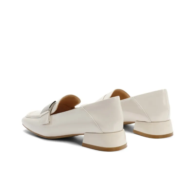 BELLE Loafers 3CM Women's Ecru, Black-7