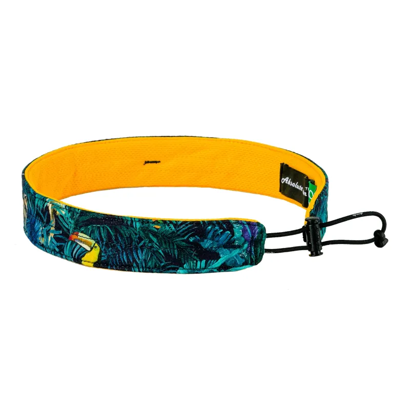 Absolute Run Sweatbands Elastic Moisture-Wicking Antibacterial Running Fitness Yoga Pilates 58±4cm Unisex-3