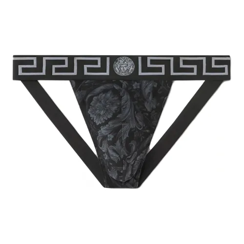 VERSACE Baroque Printed Jockstrap Thongs