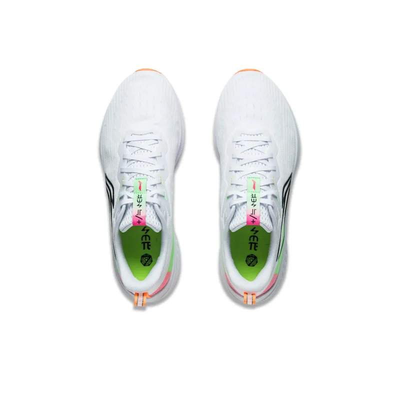 LiNing Red Hare 7 Cushioning Support Lightweight Rebound Low Top Training Running Shoes Men's White Green-3