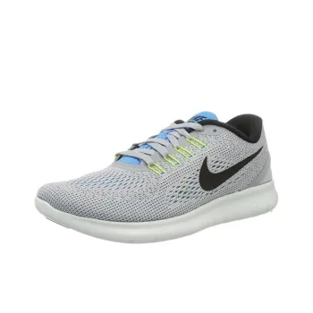 Nike Free Rn Wolf Grey/Black Blue Glow Volt