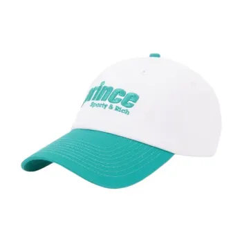 SPORTY & RICH Prince Sporty Embroidered Cotton Cap