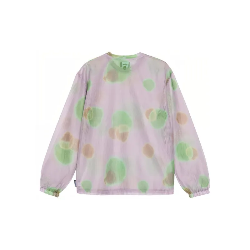 Stussy Printed Long Sleeve Mesh Tee-1
