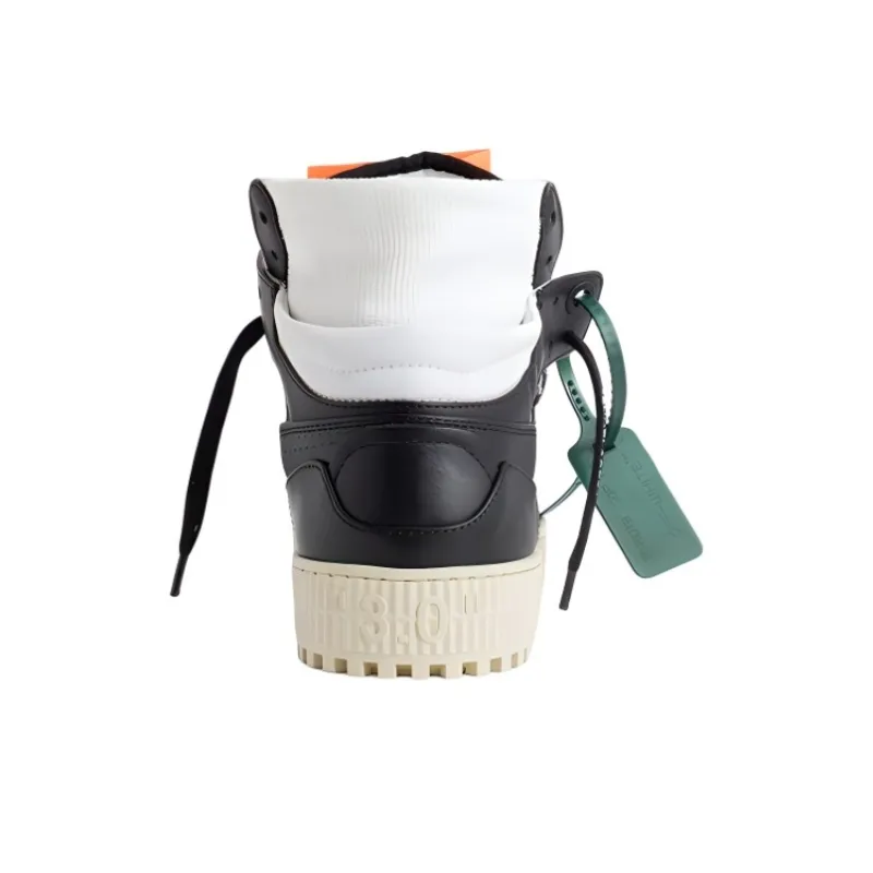 OFF WHITE Off Court 3.0 Leather Canvas Black White-4