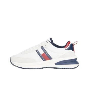 Tommy Hilfiger Low Top Casual Shoes Men's White Blue Red